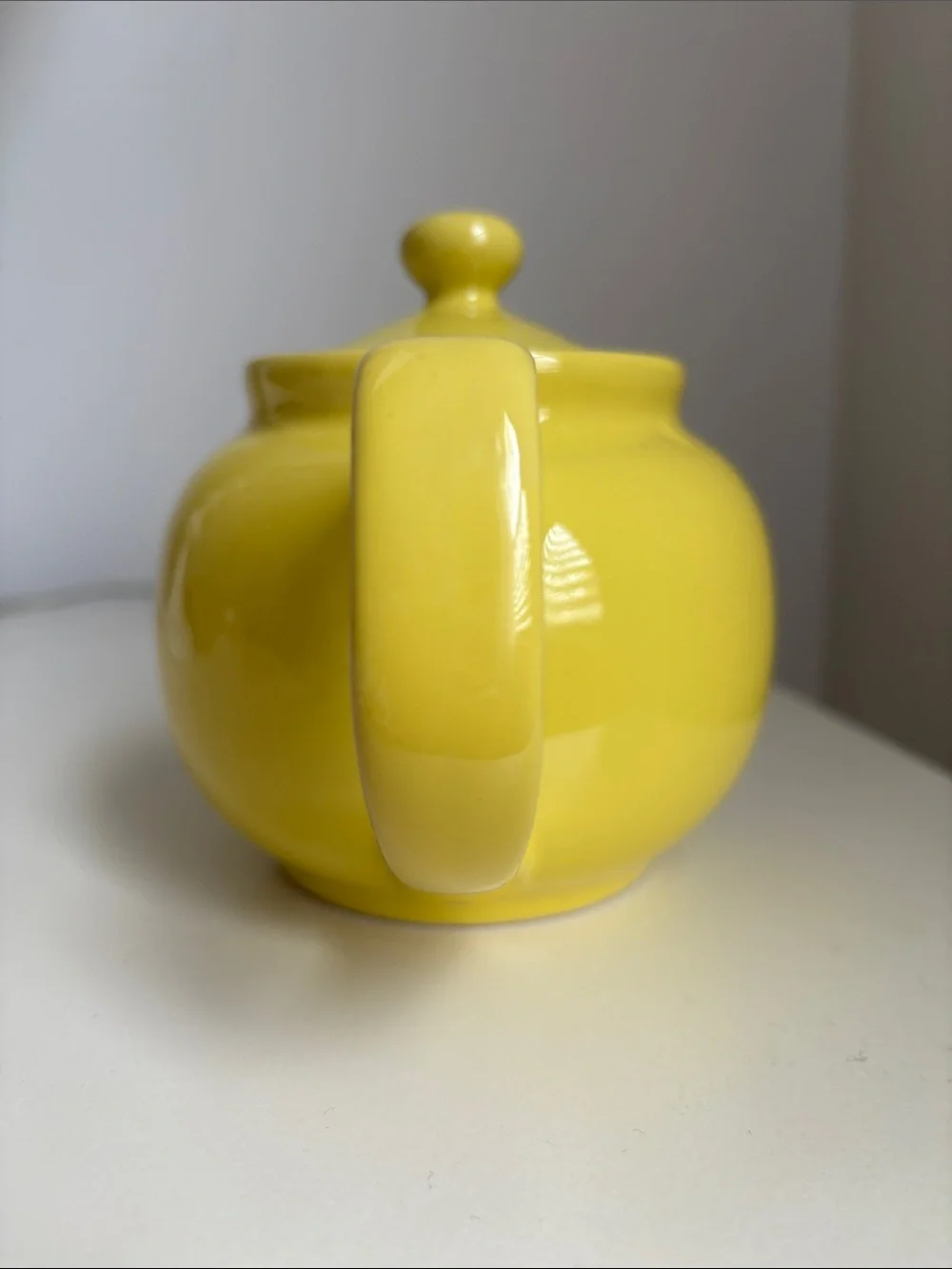 Bright Yellow Teapot Old Amsterdam Porcelain Works
